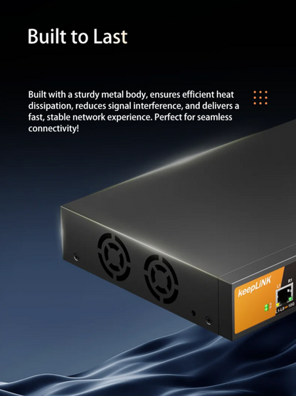 10Gbps 8-Port Ethernet Switch High Speed