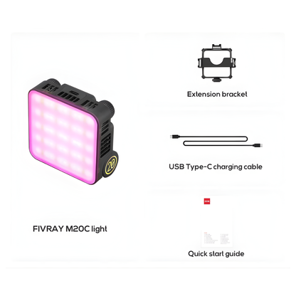 20W RGB LED Video Light for Professional Photography