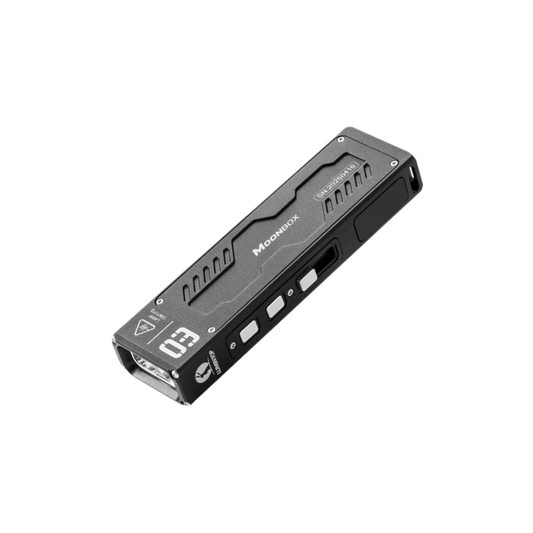 Rechargeable EDC Flashlight Outdoor Torch Black