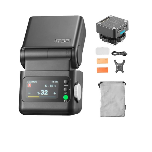 iT32 TTL HSS Camera Flash with X5-O Wireless Trigger