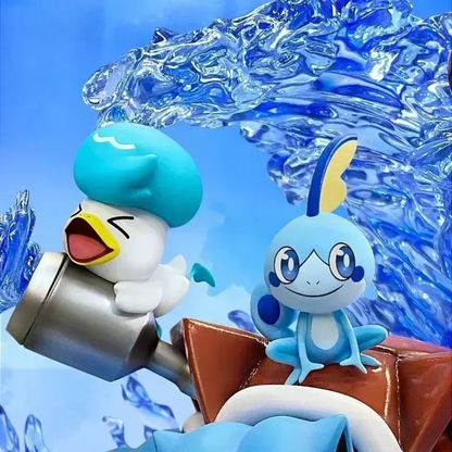 Ocean Blastoise Collectible Figure Statue Anime Battle Display Model