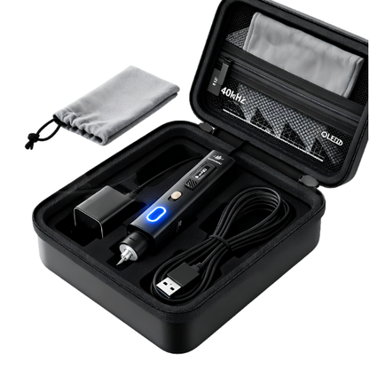 40KHz Ultrasonic Cutter Polisher Pro Kit with OLED Display