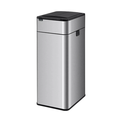 40L Automatic Touchless Kitchen Trash Can Silver