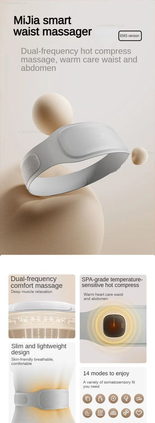 Portable Lumbar Massager with SPA Heat Therapy & EMS