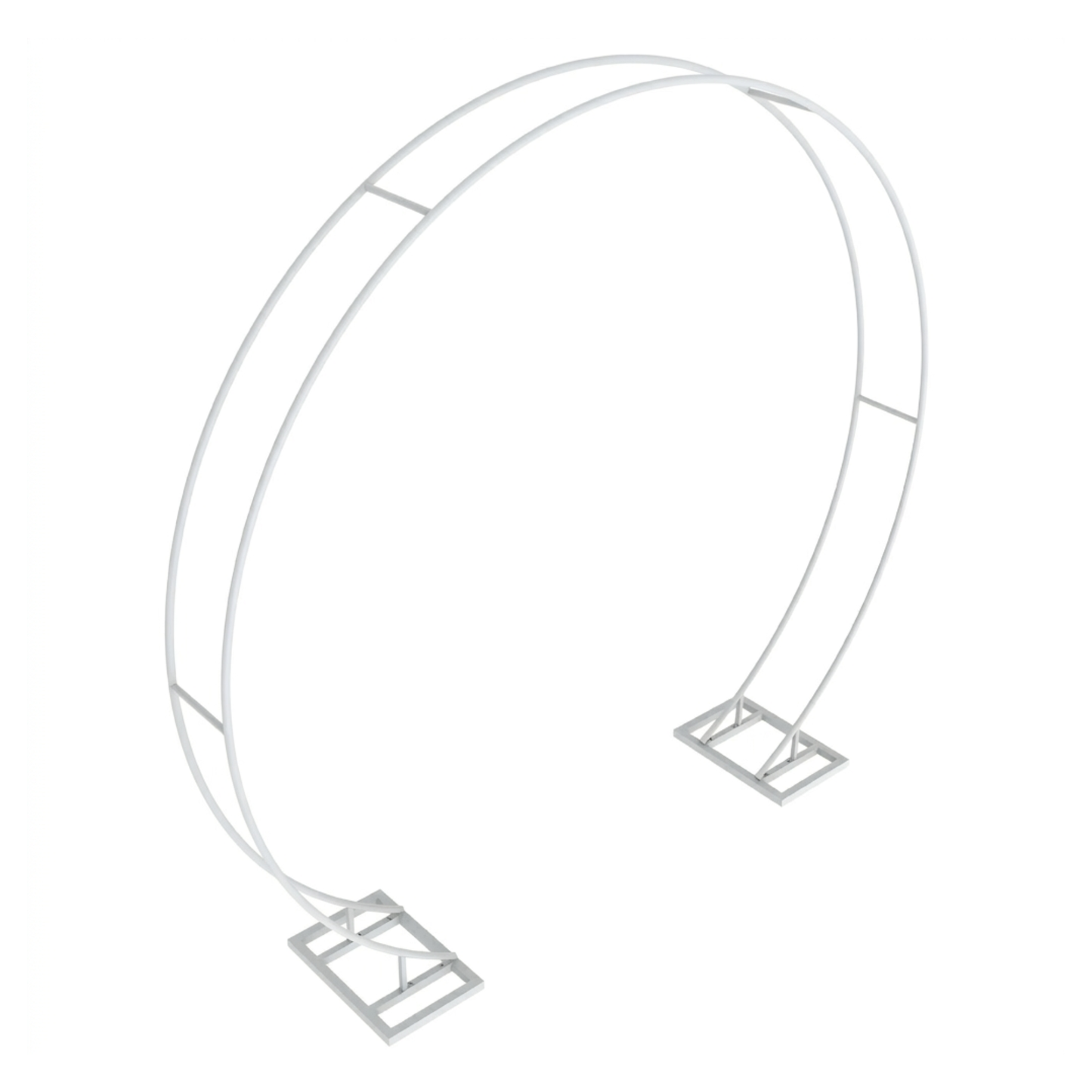 2.4M Double Rail Wedding Arch Backdrop Frame