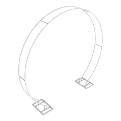2.4M Double Rail Wedding Arch Backdrop Frame