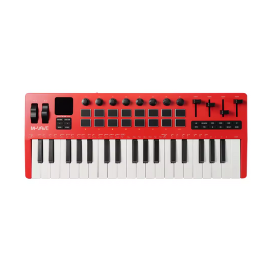 Portable 37-Key Wireless Synth Workstation with 16 Drum Pads