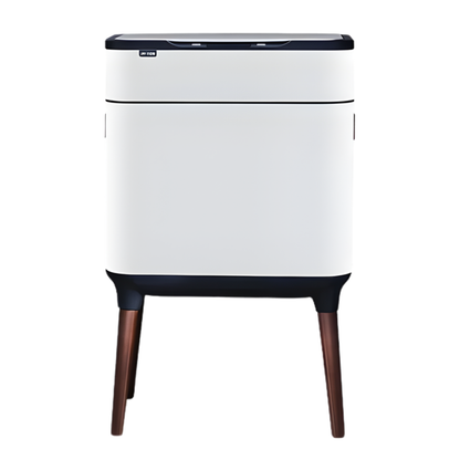 18L White Sensor Trash Bin Waterproof Kitchen