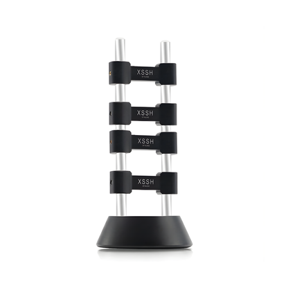 Aluminum Audio Cable Organizer Stand Size 2 Black 2pcs
