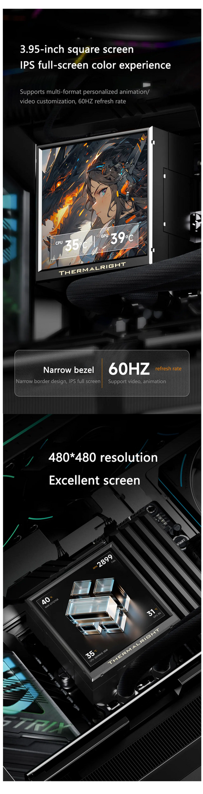 Thermalright PEERLESS VISION UB360 Black ARGB CPU Water Cooler