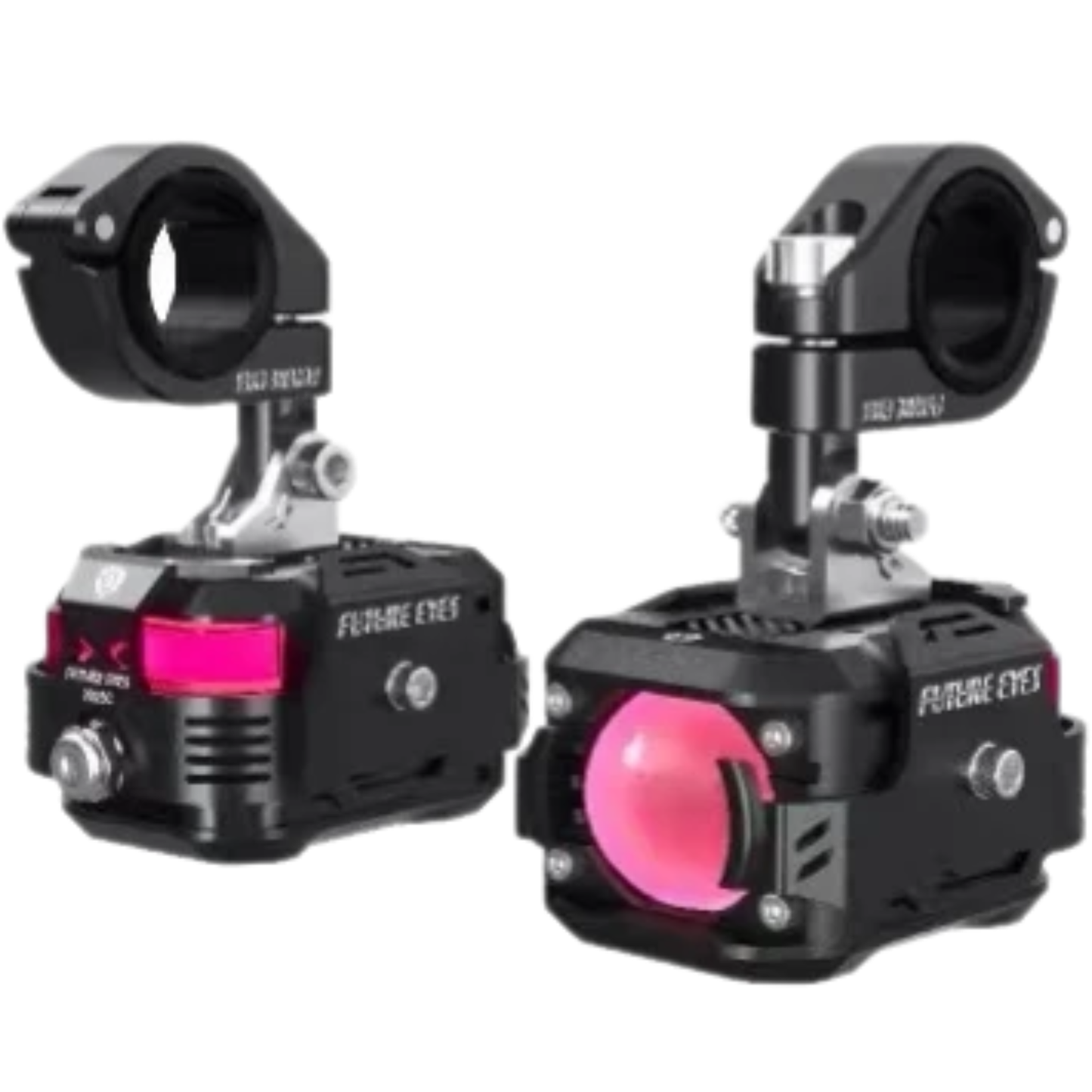 Wired Red Switch LED Motorcycle Spotlight F150Pro