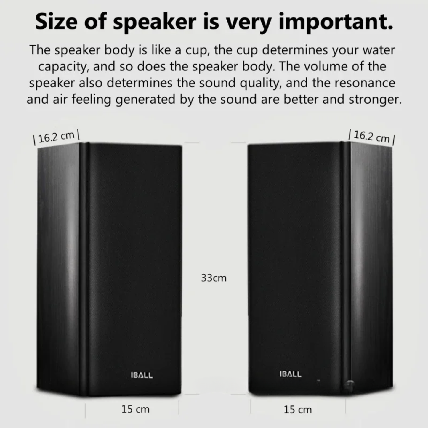Hi-Fi 60W Wooden Passive Speakers for Home Theater