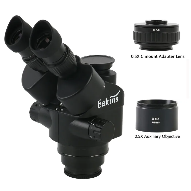 0.5X 165mm Zoom Microscope with Camera Adapter