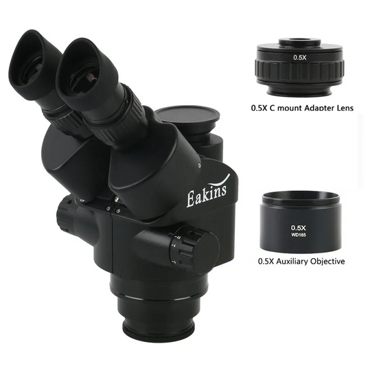 0.5X 165mm Zoom Microscope with Camera Adapter