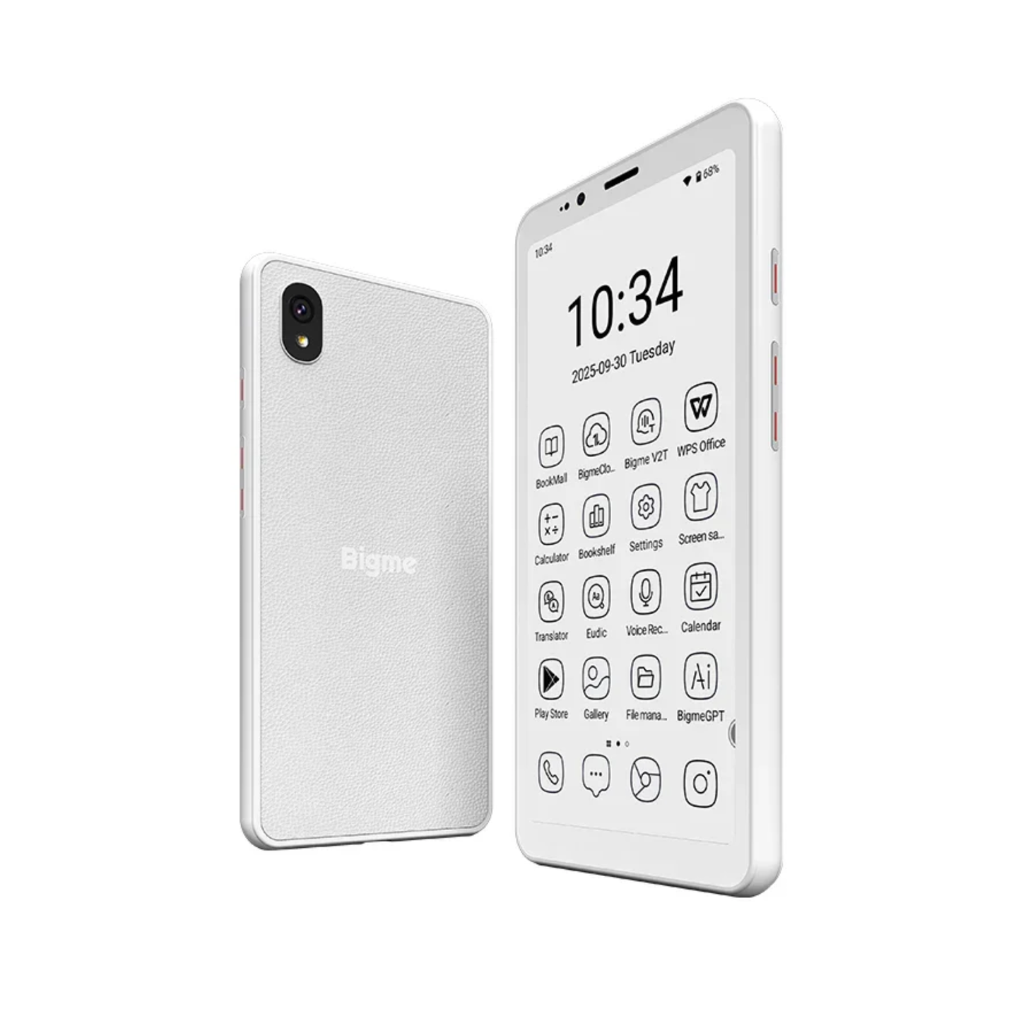 Smart E-Ink E-Reader 5.84 Inch Black White Screen Android 14