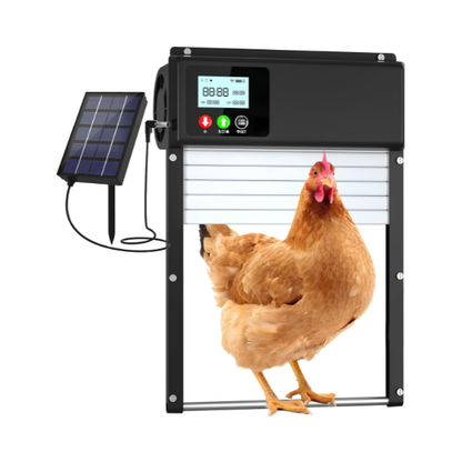Smart Solar Chicken Coop Door WiFi App Control Automatic Opener