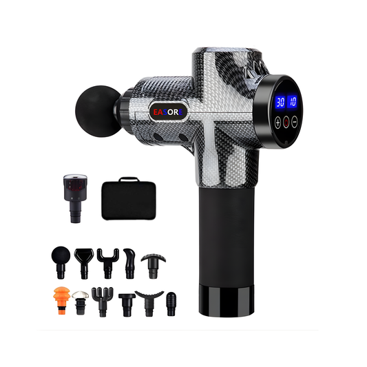 Carbon 12 Heads Deep Tissue Massage Gun 24V