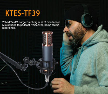 Large Diaphragm Condenser Microphone XLR Studio Recording