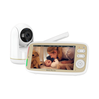 5-Inch Wireless Baby Monitor with Pan Tilt 3X Zoom