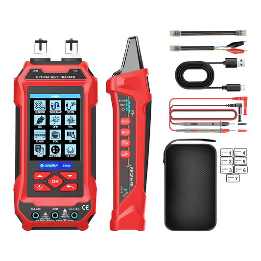 Portable Network Tester for Cable Length and QC