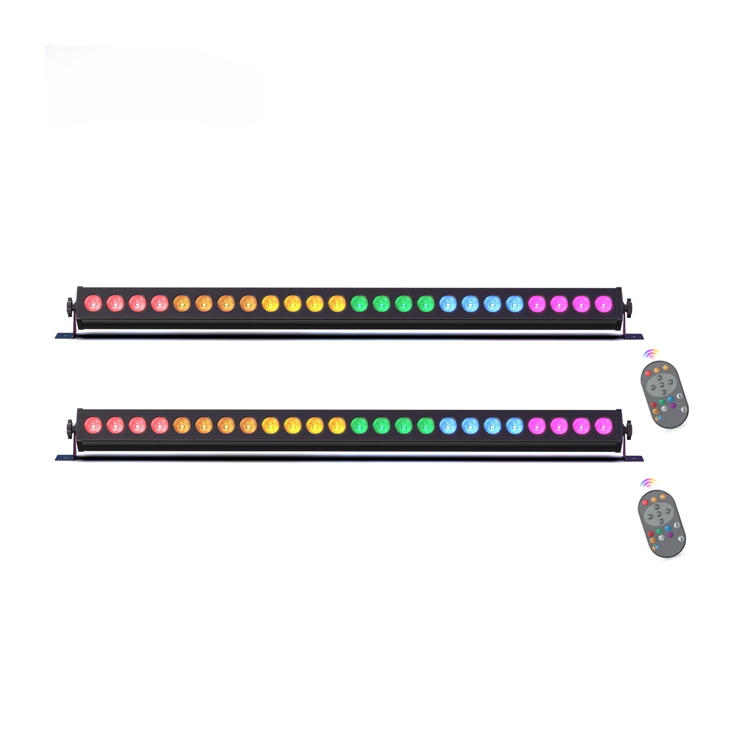 RGB LED Wall Wash Light Bars 2 Pack for Parties