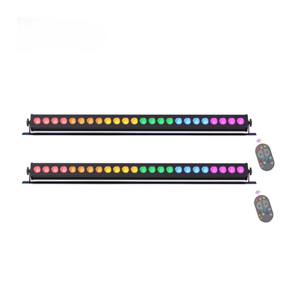 RGB LED Wall Wash Light Bars 2 Pack for Parties