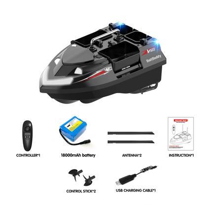 Heavy Duty Bait Boat 18000mAh 500M Range