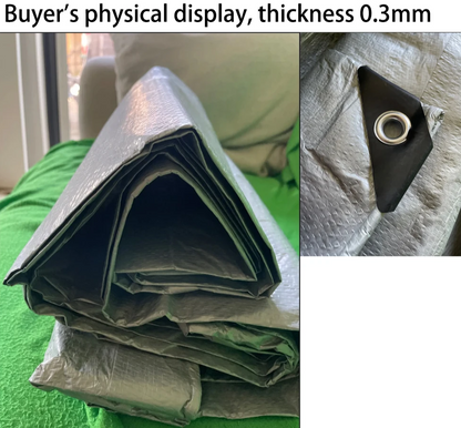 Heavy Duty Waterproof Tarp Outdoor Cover 4x5m