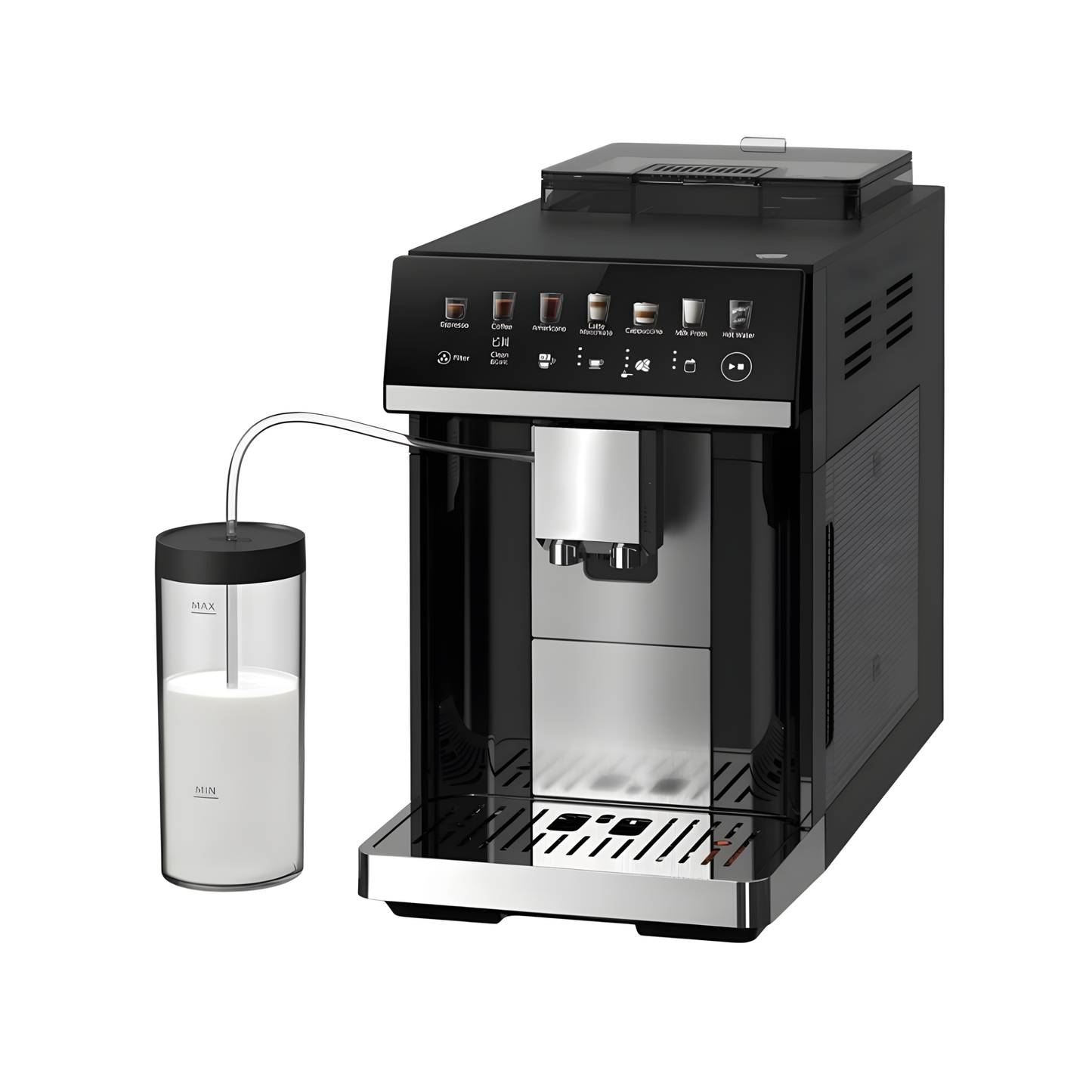 Home Espresso Maker Built-In Milk Tank 7 Varieties