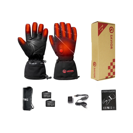 Electric Heated Gloves Winter Warm Ski Snowboard Gloves