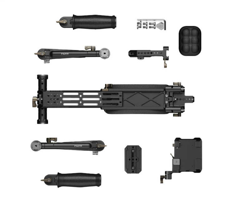Lightweight Camera Shoulder Rig with Arca Manfrotto Baseplate