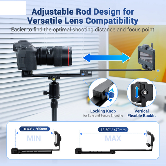 Portable Film Digitizing Adapter Set for 35mm and 120mm Film