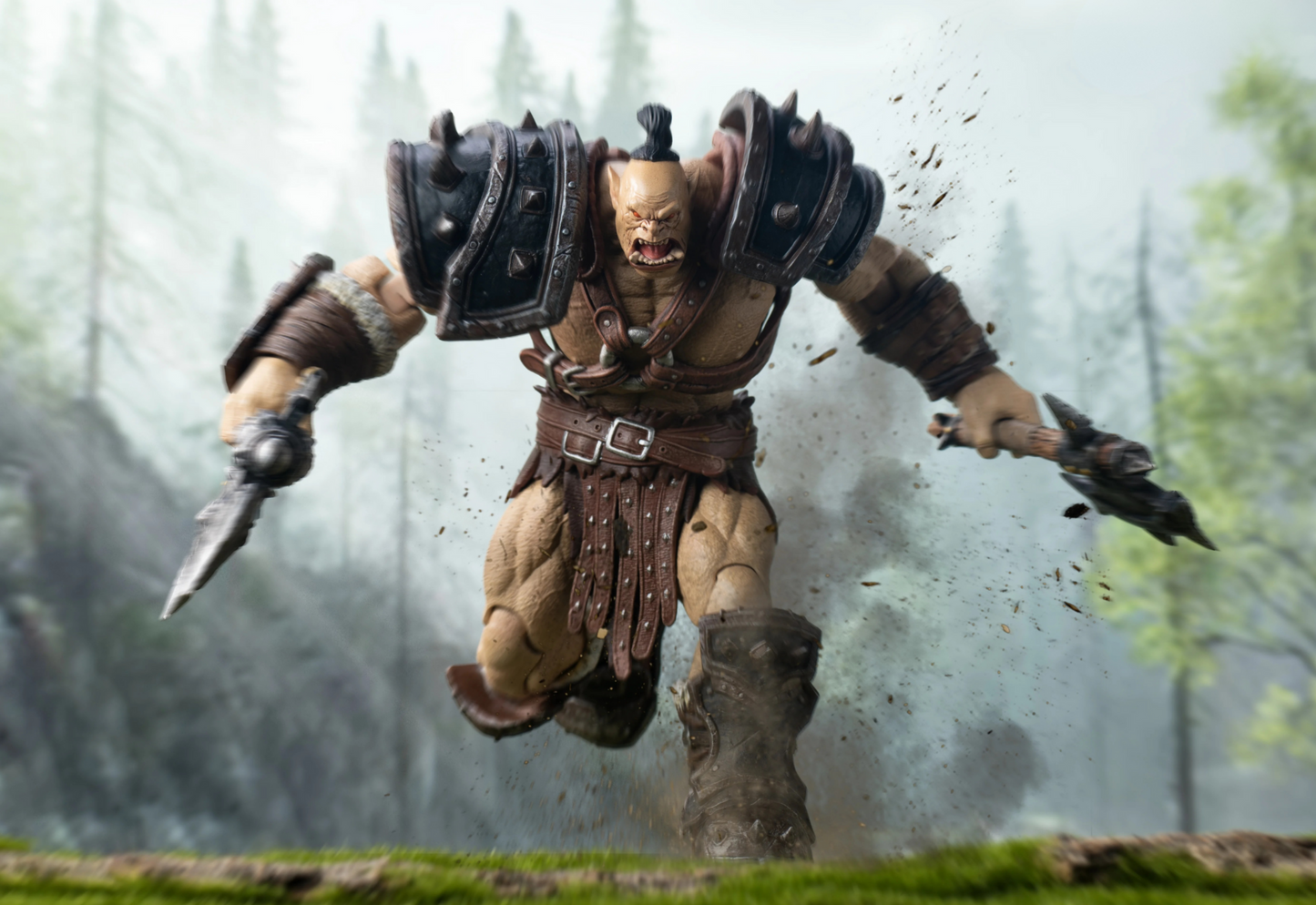 Limited Edition Orc Captain Action Figure Fleshcolour Boxed