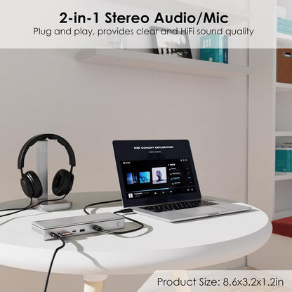 Triple 4K Thunderbolt 4 Docking Station with 96W PD Output