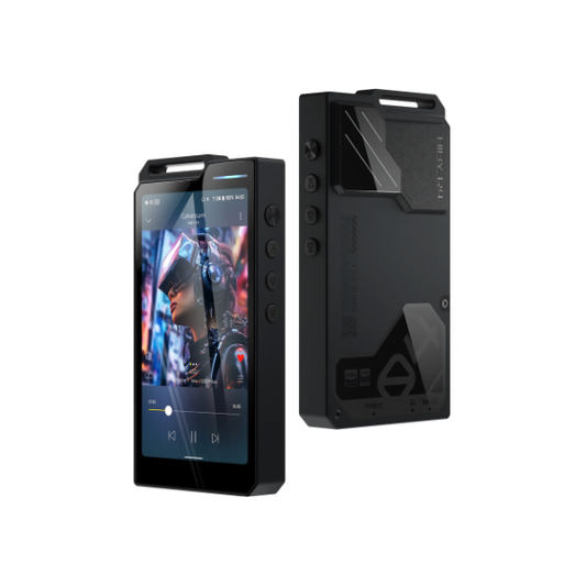 Black Portable HiFi Audio Player DSD256 MQA USB DAC