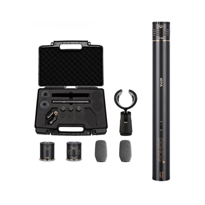 Wired Condenser Microphone Set 1 Mic 3 Capsule Recording Kit