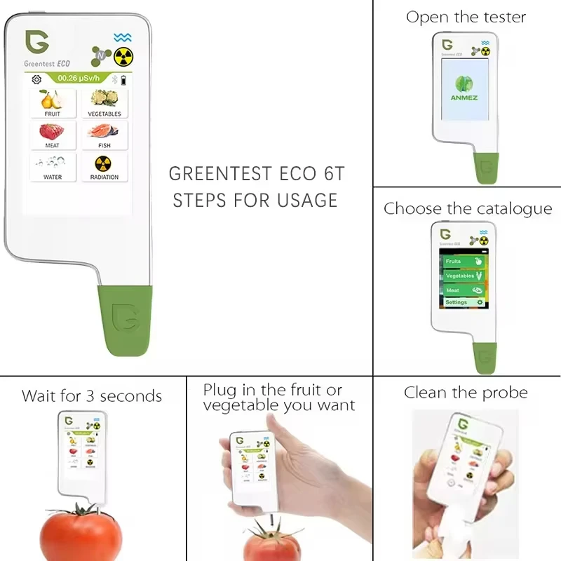 Advanced Food Nitrate Detector with Radiation and Water Testing