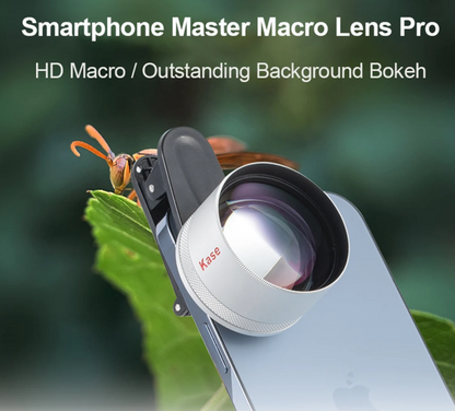 Smartphone Macro Lens with Clip-On 17mm Mount
