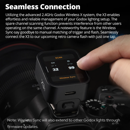 X3 N 24G Flash Trigger with Touch Control