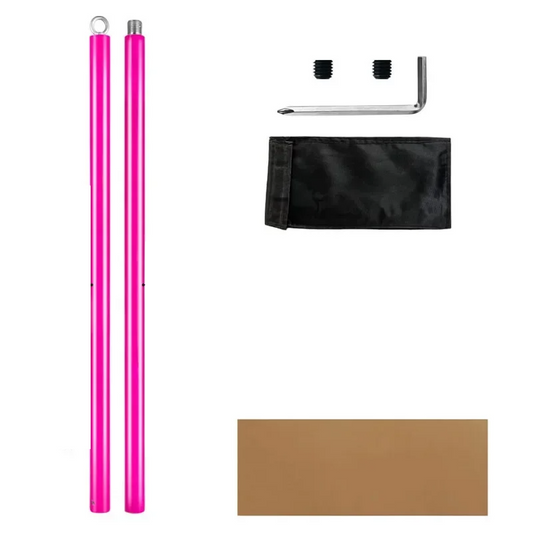 Pink Aerial Dance Pole 2m Portable