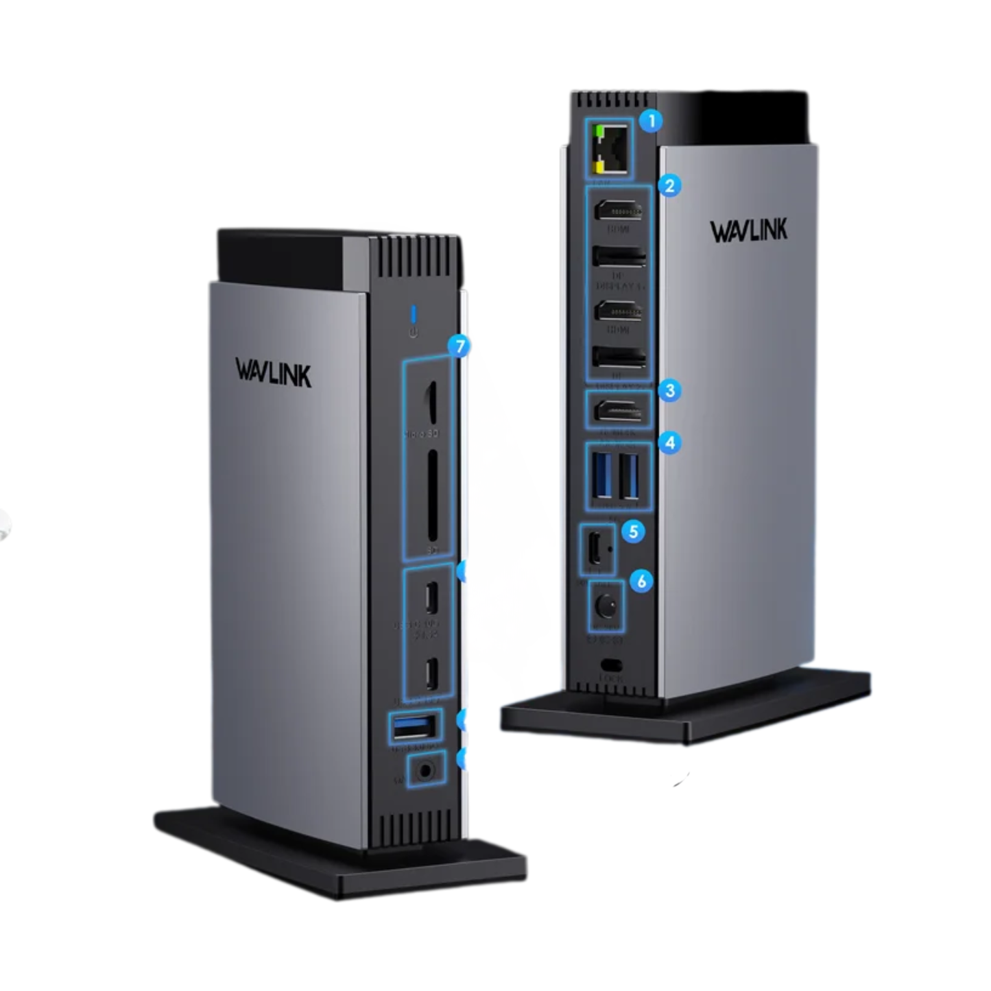 Dual 4K USB-C Display Link Docking Station