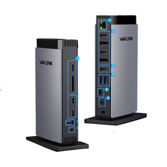 Dual 4K USB-C Display Link Docking Station