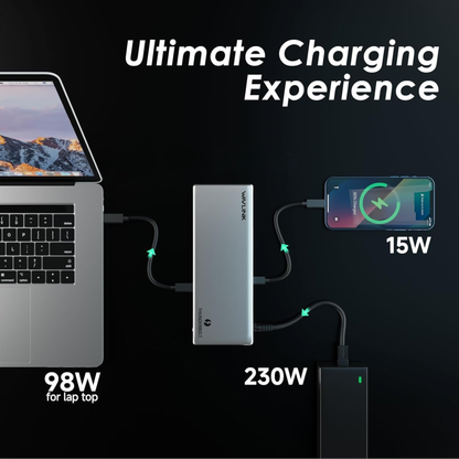 Dual 4K Thunderbolt 4 Dock for Laptops with 98W Charging