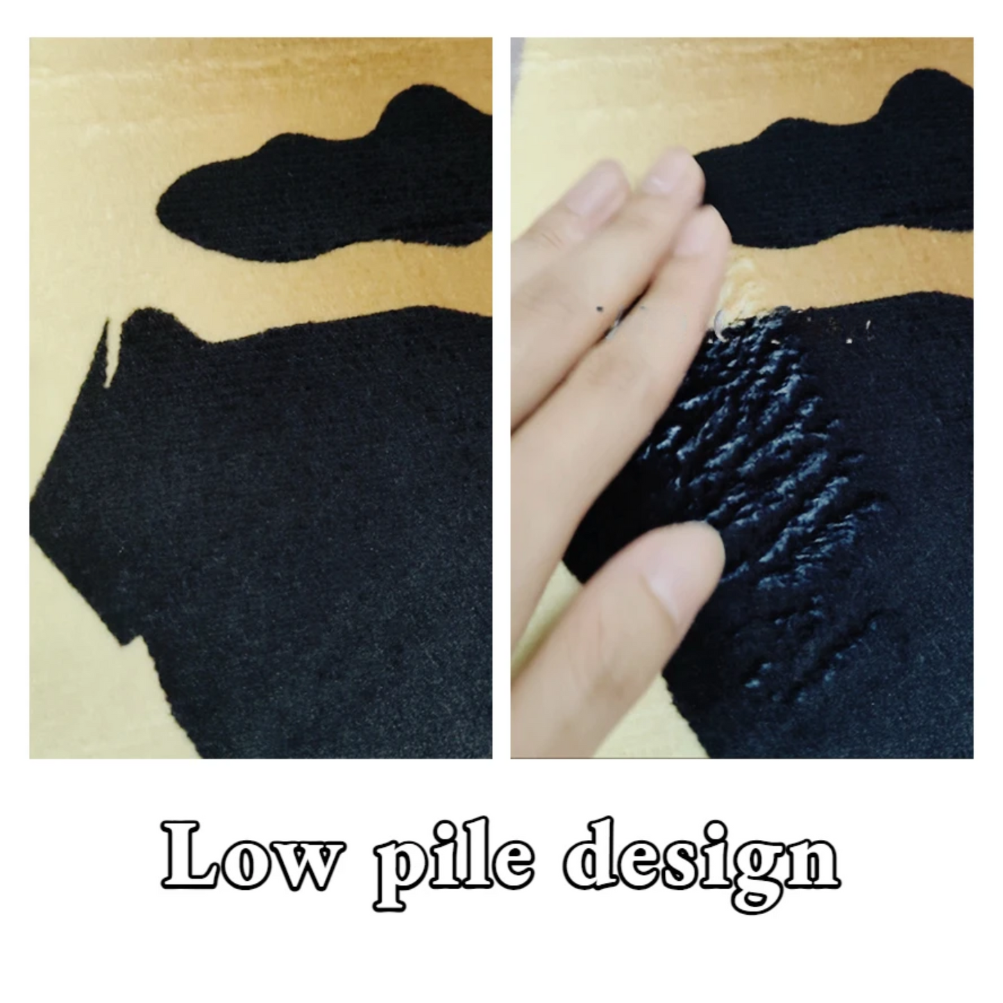 Washable Area Rug 180x250cm Non Slip Bedroom Carpet