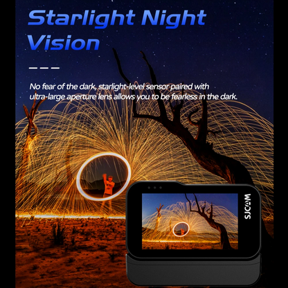 Waterproof 4K Sports Camera with 128GB Storage and WiFi