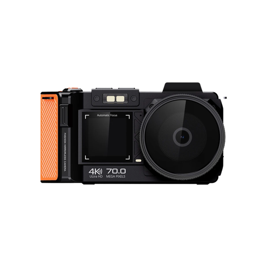 Digital Camera 4K 70MP Dual Screen 50X Zoom Autofocus