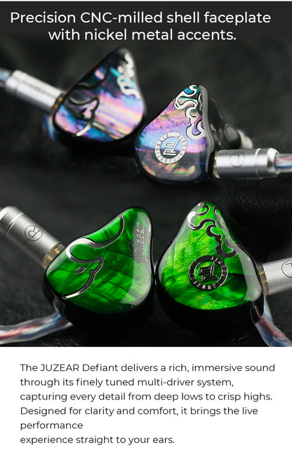 HiFi Green-Bronze Earphones with 3.5/4.4mm Connector