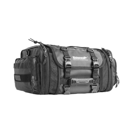 Waterproof Motorcycle Rear Seat Bag Expandable 19L to 45L