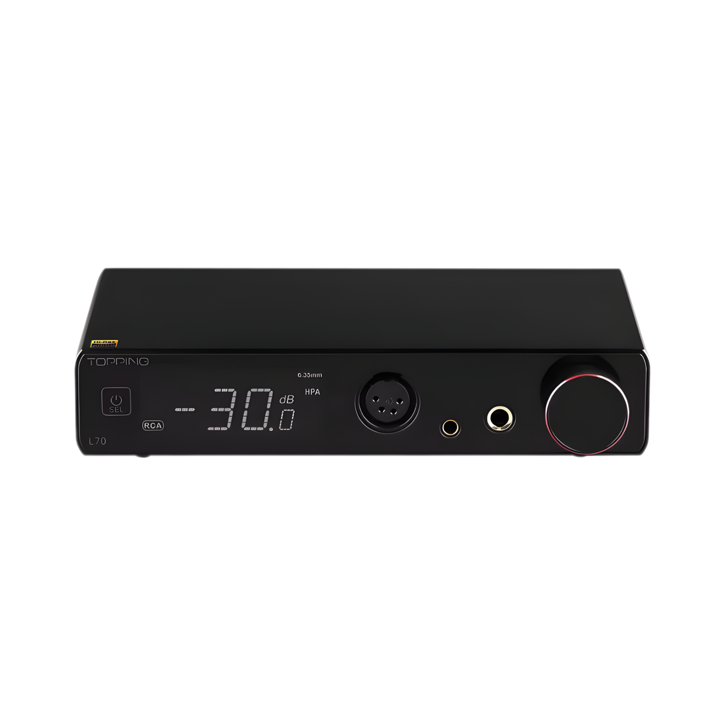 Balanced Headphone Amplifier with XLR and 6.35mm Outputs Black