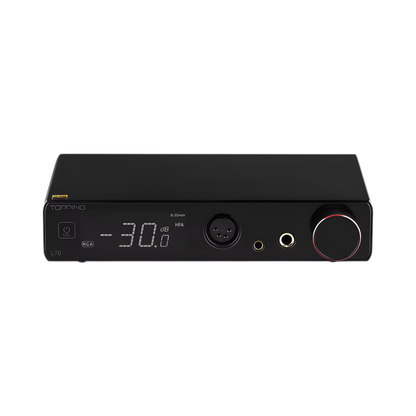 Balanced Headphone Amplifier with XLR and 6.35mm Outputs Black